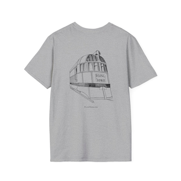Flying Yankee Logo - Unisex Softstyle T-Shirt