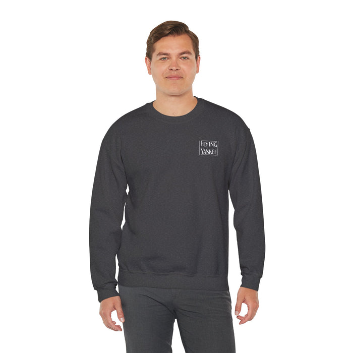 Flying Yankee Outline Logo Unisex Heavy Blend™ Crewneck Sweatshirt