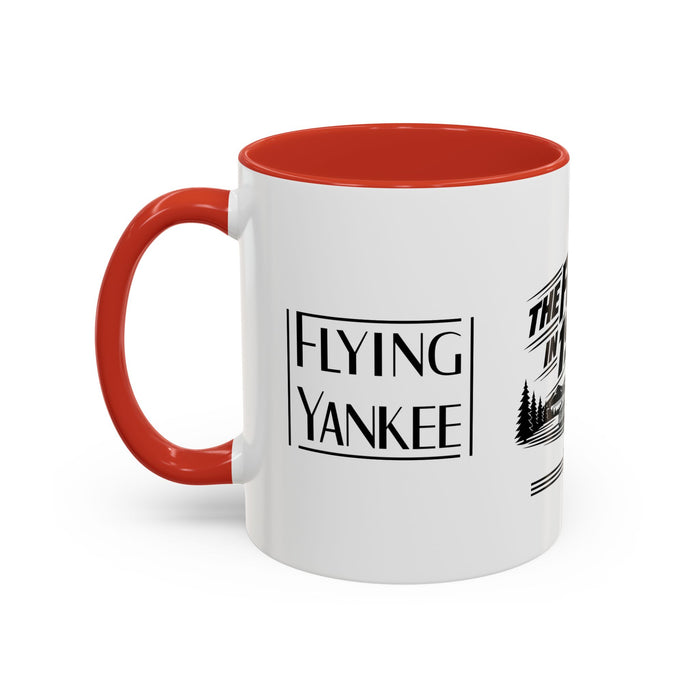 The Future Arrived in 1935 | Flying Yankee No. 6000 | Accent Coffee Mug (11, 15oz)