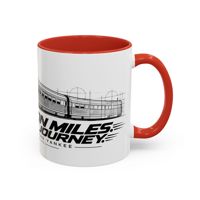 Flying Yankee – 2.7 Million Miles, One More Journey - Accent Coffee Mug (11, 15oz)