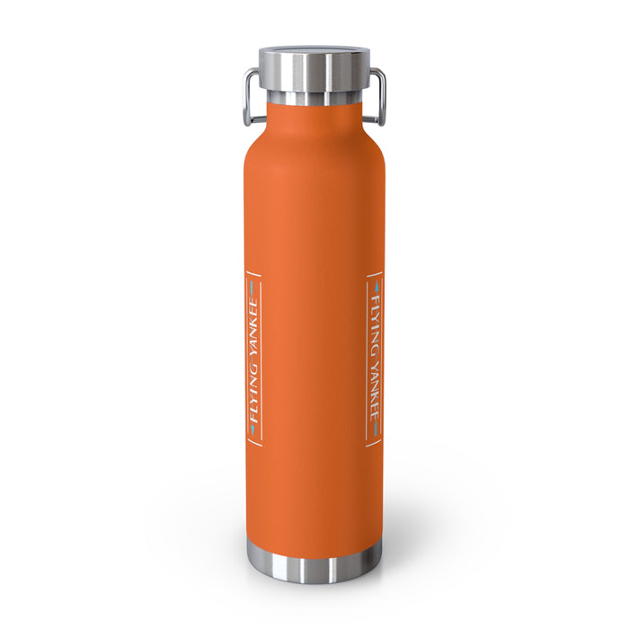 Flying Yankee Logo - Copper Vacuum Insulated Bottle, 22oz