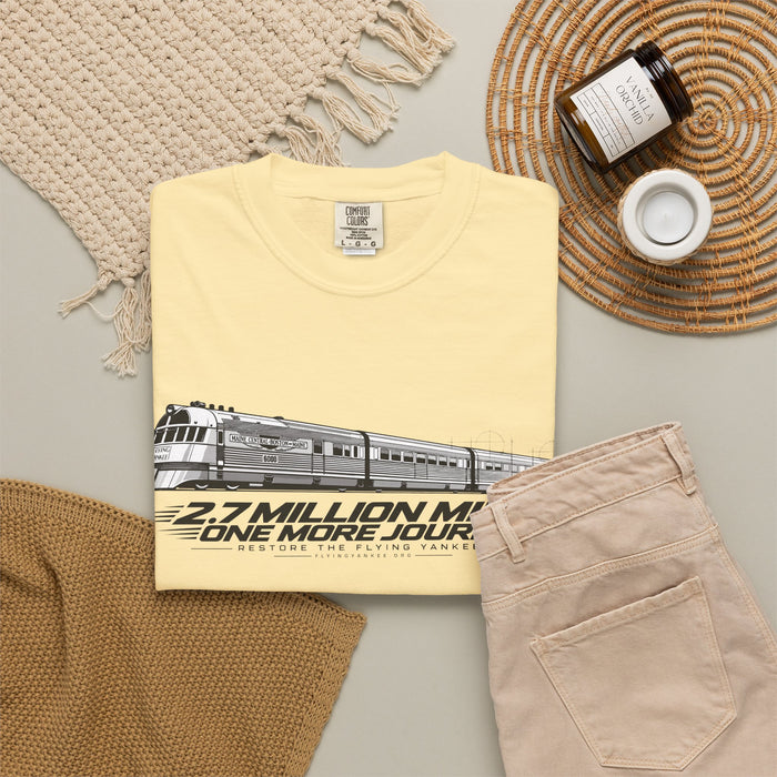 Flying Yankee – 2.7 Million Miles, One More Journey - Unisex Garment-Dyed T-shirt