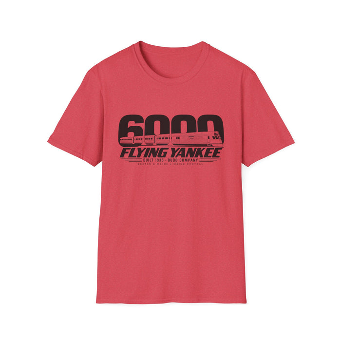 Flying Yankee 6000 | 1935 Budd Streamliner Vintage Railroad Design | Unisex Softstyle T-Shirt