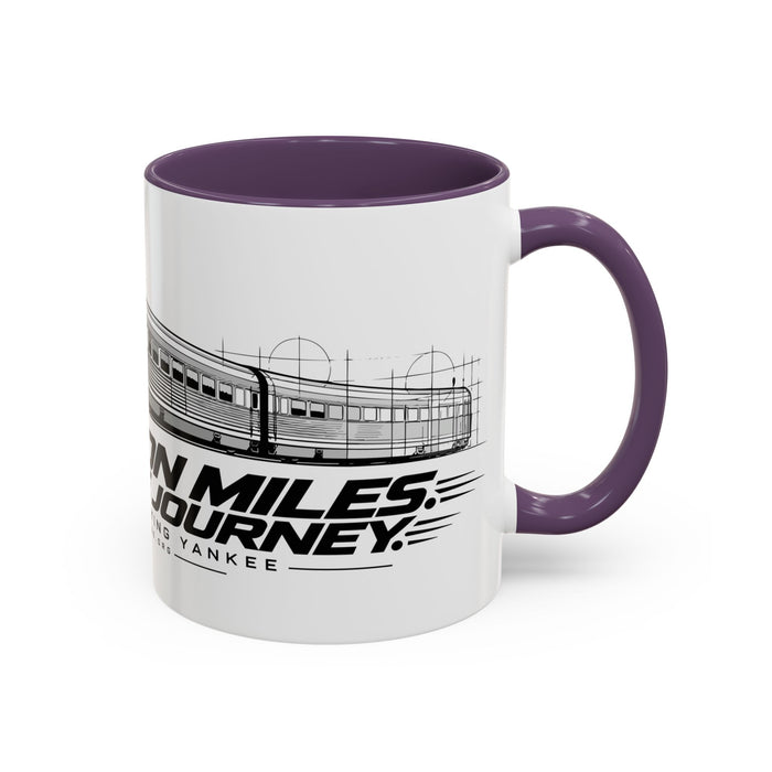 Flying Yankee – 2.7 Million Miles, One More Journey - Accent Coffee Mug (11, 15oz)