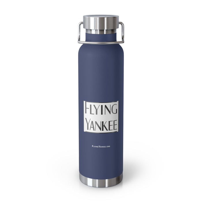 Flying Yankee Logo - Copper Vacuum Insulated Bottle, 22oz