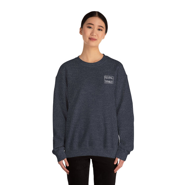 Flying Yankee Outline Logo Unisex Heavy Blend™ Crewneck Sweatshirt