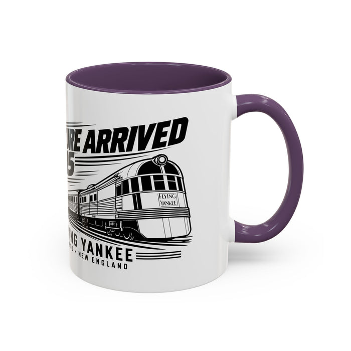 The Future Arrived in 1935 | Flying Yankee No. 6000 | Accent Coffee Mug (11, 15oz)