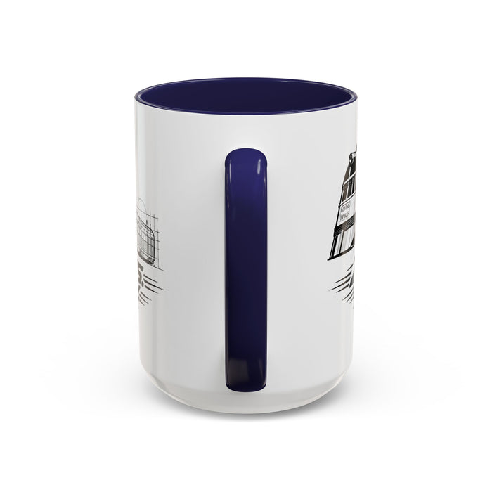 Flying Yankee – 2.7 Million Miles, One More Journey - Accent Coffee Mug (11, 15oz)