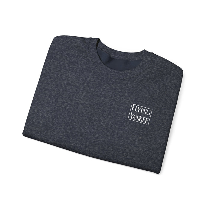 Flying Yankee Outline Logo Unisex Heavy Blend™ Crewneck Sweatshirt