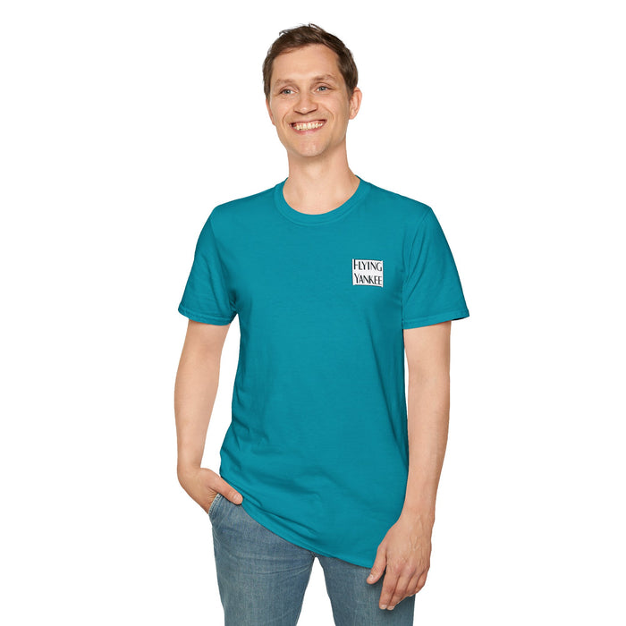 Flying Yankee Logo - Unisex Softstyle T-Shirt