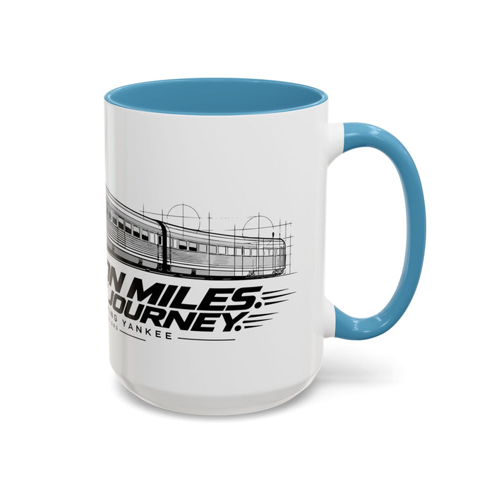 Flying Yankee – 2.7 Million Miles, One More Journey - Accent Coffee Mug (11, 15oz)