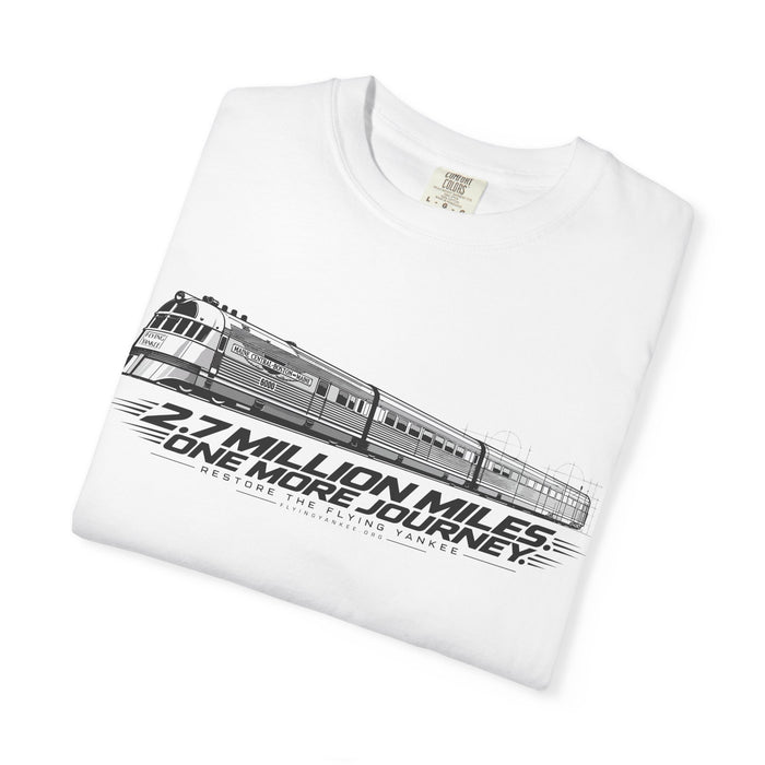 Flying Yankee – 2.7 Million Miles, One More Journey - Unisex Garment-Dyed T-shirt