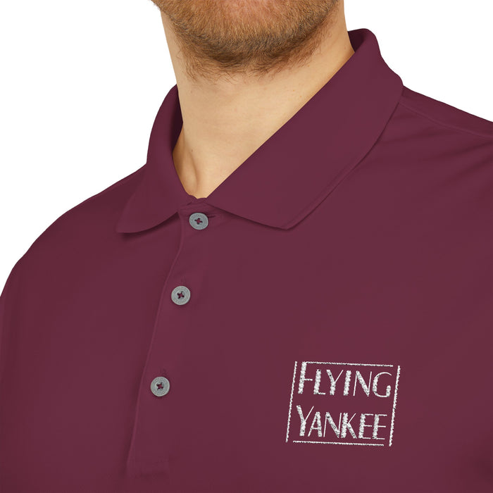 Flying Yankee Embroidered Logo - adidas Unisex Performance Polo
