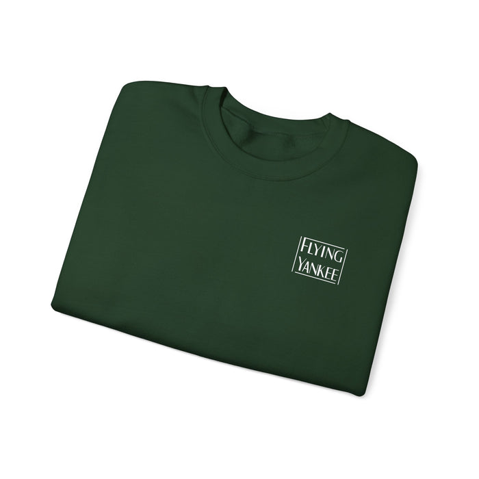 Flying Yankee Outline Logo Unisex Heavy Blend™ Crewneck Sweatshirt
