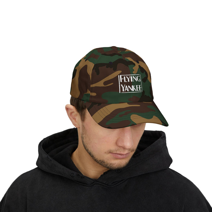 Flying Yankee Outline Embroidered Logo - Classic Dad Cap