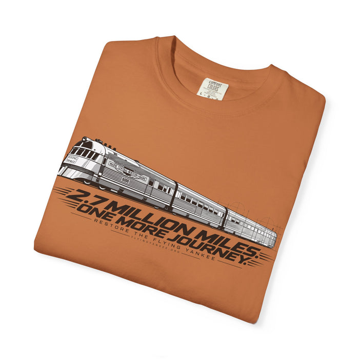 Flying Yankee – 2.7 Million Miles, One More Journey - Unisex Garment-Dyed T-shirt