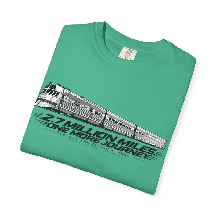 Flying Yankee – 2.7 Million Miles, One More Journey - Unisex Garment-Dyed T-shirt