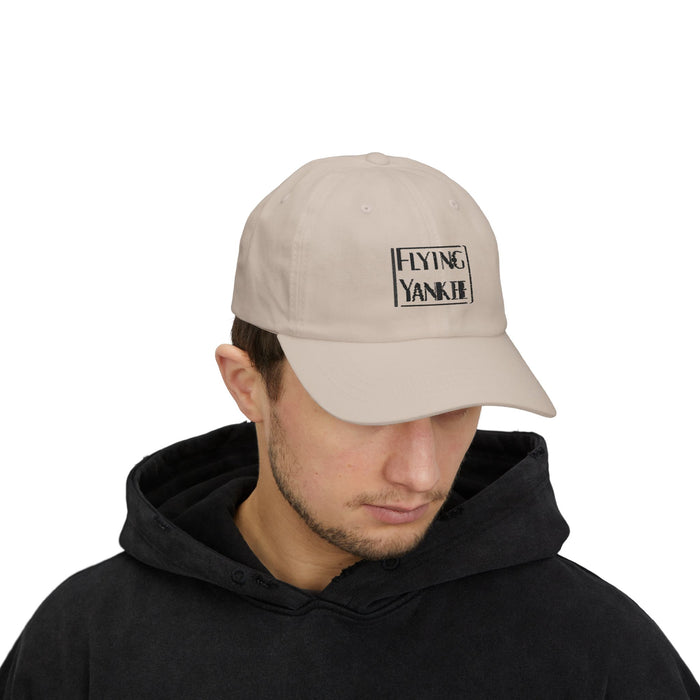 Flying Yankee Outline Embroidered Logo - Classic Dad Cap