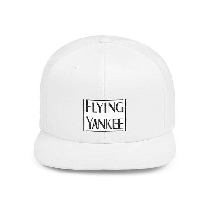 Flying Yankee Embroidered Logo - Flat Bill Snapback