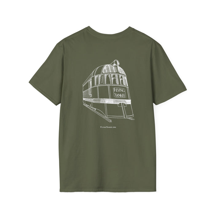 Flying Yankee Logo - Unisex Softstyle T-Shirt