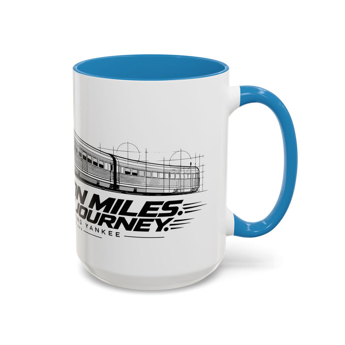Flying Yankee – 2.7 Million Miles, One More Journey - Accent Coffee Mug (11, 15oz)