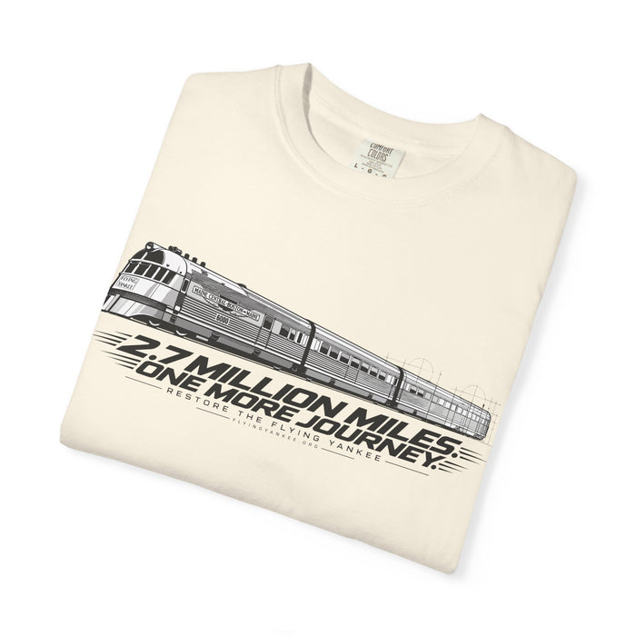 Flying Yankee – 2.7 Million Miles, One More Journey - Unisex Garment-Dyed T-shirt