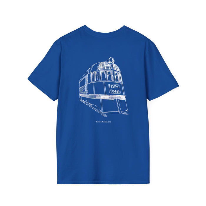 Flying Yankee Logo - Unisex Softstyle T-Shirt