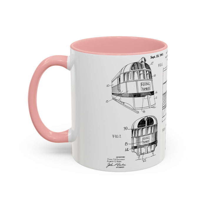 US Patent Flying Yankee - Accent Coffee Mug (11, 15oz)